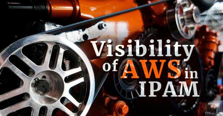 Visibility of AWS in IPAM