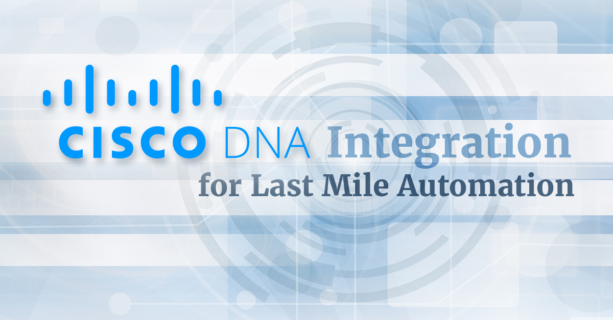 Cisco DNA + EfficientIP Integration