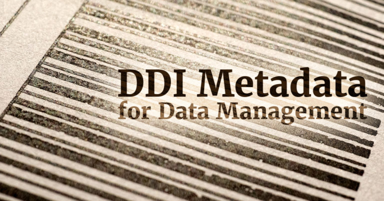 DDI Metadata