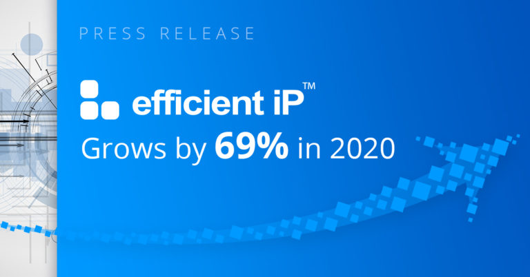 EfficientIP Continues to Flourish, Growing By 69% Worldwide in 2020