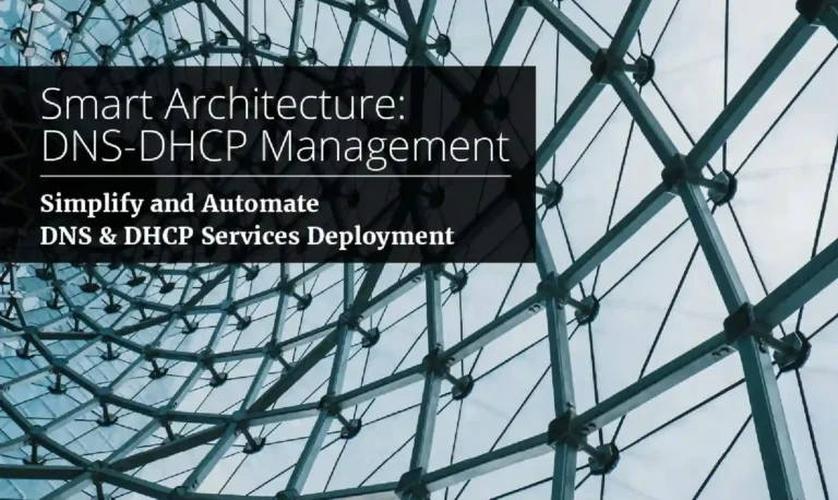 SmartArchitecture Datasheet: DNS-DHCP Management