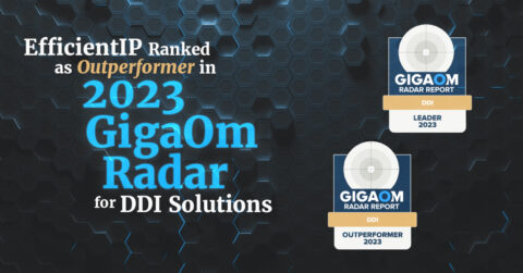 EfficientIP Ranked as Outperformer in 2023 GigaOM Radar for DDI Solutions.
