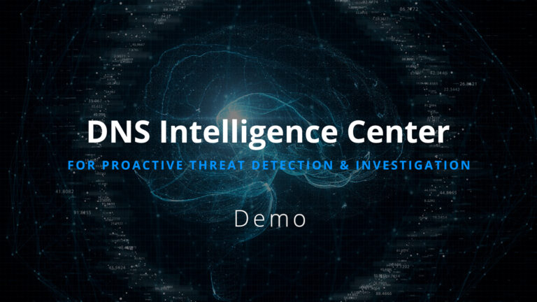 EfficientIP DNS Intelligence Center Demo