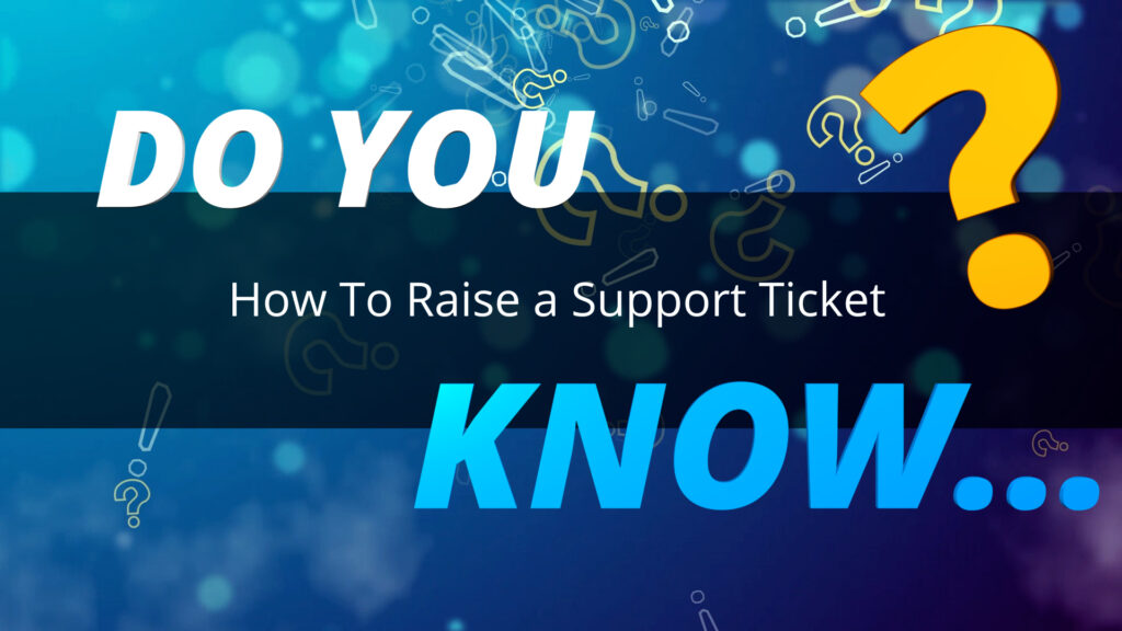 Do You Know How to Raise a Support Ticket with Efficientip