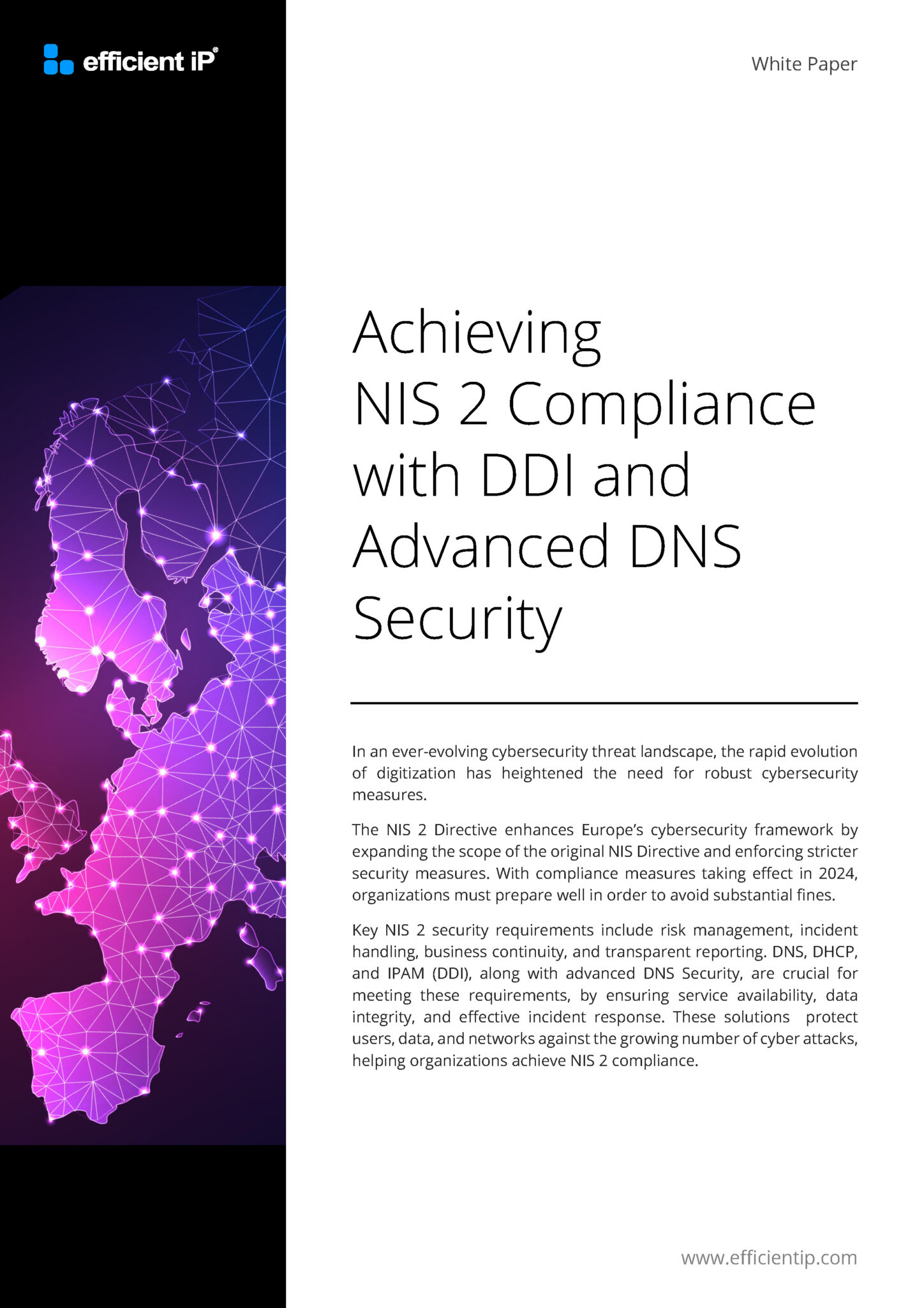 Achieving NIS 2 Compliance with DDI and DNS Security | EfficientIP