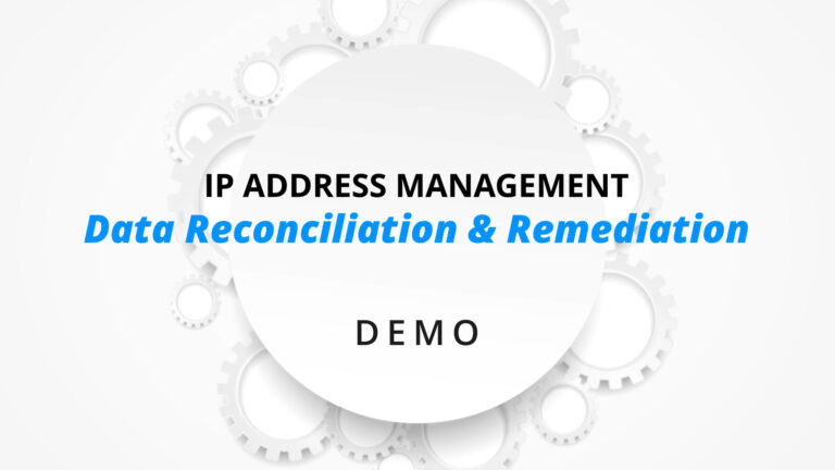 IPAM Data Reconciliation Demo