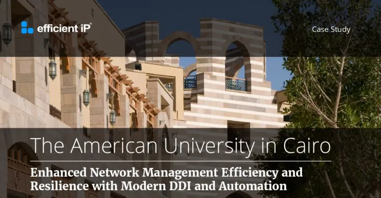 DDI Automation Case Study: The American University in Cairo