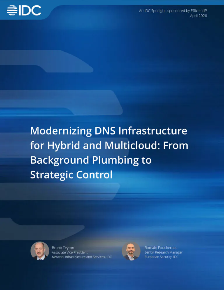 IDC DNS Modernization Spotlight for Hybrid and Multicloud