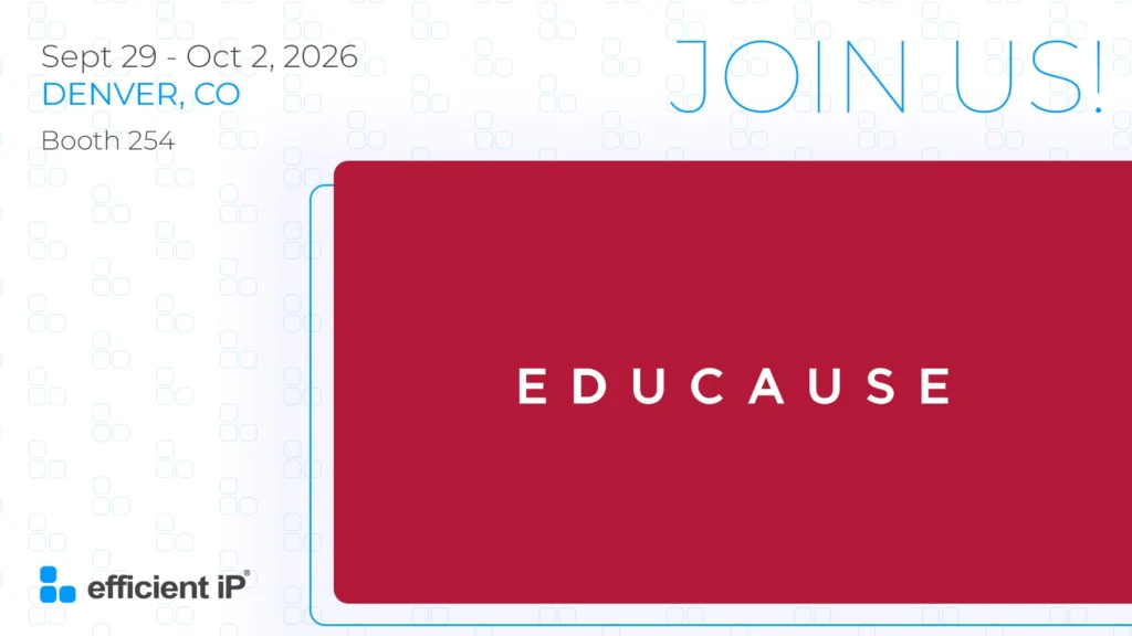 Efficientip at Educause 2026