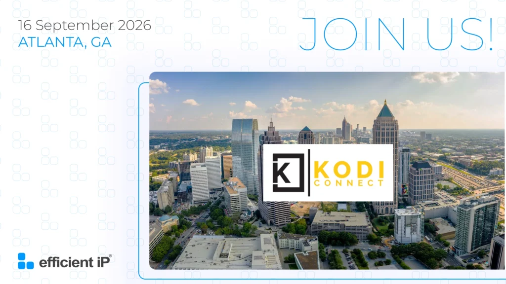 Join Efficientip at Kodi Connect Atlanta