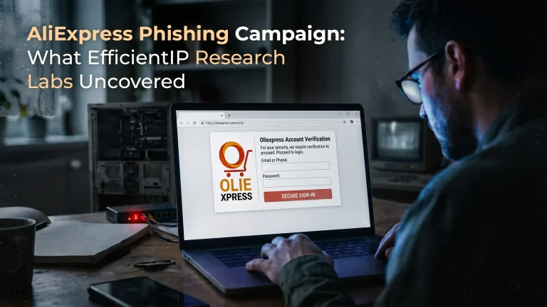 AliExpress Phishing Campaign: What EfficientIP Research Labs Uncovered