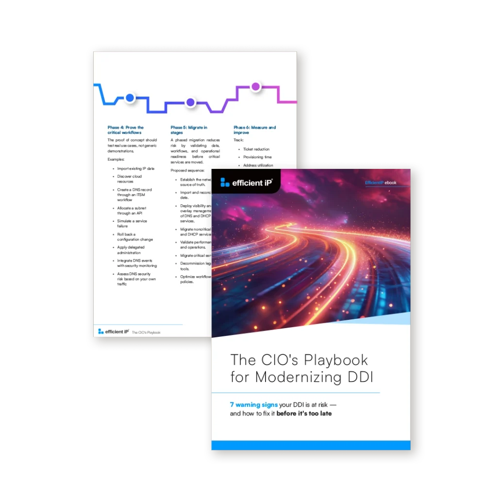 Cioplaybookmodernizingddiefficientipwebp | Efficientip the Cios Playbook for Modernizing Ddi by Efficientip