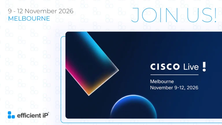 Join EfficientIP at Cisco Live Melbourne 2026